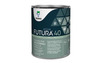 Farba do mebli TEKNOS FUTURA AQUA 40 PÓŁPOŁ 0,9L