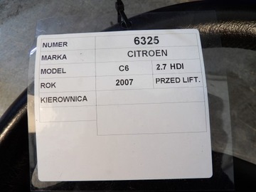 CITROEN C6 VOLANT 2,7HDI