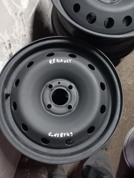 4× DISK OCELOVÝ RENAULT 6.0" X 15" 4X100 ET 43