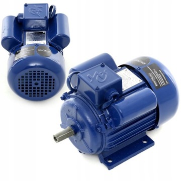ОДНОФАЗНЫЙ ЭЛЕКТРОДВИГАТЕЛЬ 230В 2810ОБ/МИН 1.1КВТ KRAFT&DELE ВАЛ 16мм