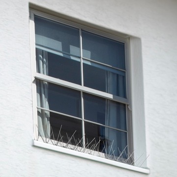 WYSOKIE SZEROKIE I GĘSTE MOCNE KOLCE NA PTAKI GOŁĘBIE | NIERDZEWNE 40x18cm