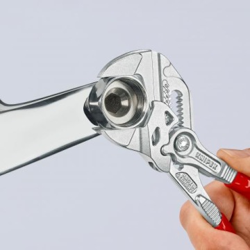 KNIPEX 86 03 180 Переставные плоскогубцы с покрытием 180 мм с хромированной регулировкой