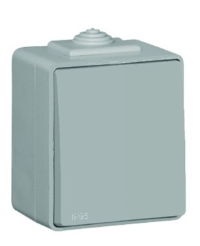 EFAPEL ŁĄCZNIK 1-BIEGUNOWY N/T IP65 SZARY 48011KCZ