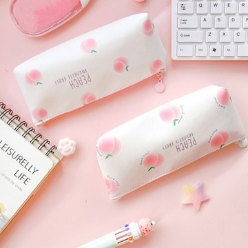 2 шт. креативный холщовый пенал на молнии для женщин