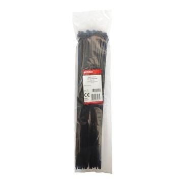 OPASKI KABLOWE ZACISKOWE 4,8x400 CZARNA TRYTKI