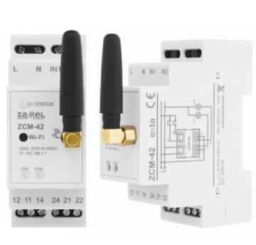ZAMEL Programator czasowy Wi-Fi 230V 16A ZCM-42