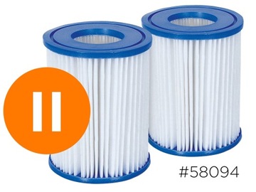 2 x FILTR Typ II FILTRY DO POMPY DO BASENU POMPKI BASENOWEJ 2 szt. BESTWAY