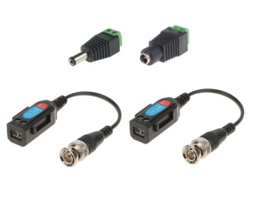 ZŁĄCZKI DO KAMERY AHD, HD-CVI HD-TVI PO SKRĘTCE UTP