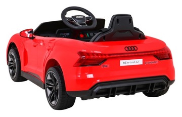 Audi RS E-Tron GT на аккумуляторе Красный + пульт дистанционного управления 4x4 привод Радио MP3 LED