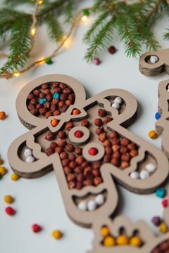 Мини-рождественские сенсорные открытки