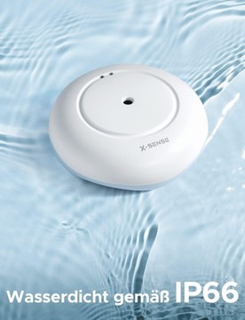 Датчик воды X-Sense с аккумулятором, датчик воды IP66, сигнализация 110 дБ