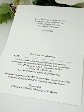 ZT34 Приглашения на выпускной с веревкой и пером 2025 10шт. ИНДИВИДУАЛЬНЫЕ