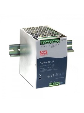 ZASILACZ przemysłowy na szynę DIN MEAN WELL SDR-480-24 480W 24V