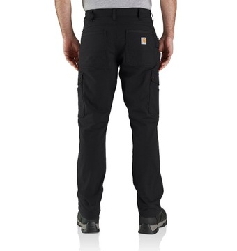 CARHARTT spodnie bojówki Ripstop Flx czarne 36/30