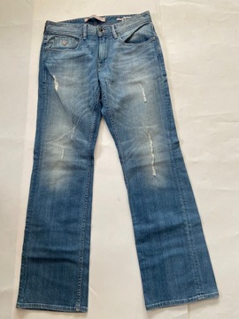 GUESS LOS ANGELES MĘSKIE SPODNIE JEANSY W32 L32