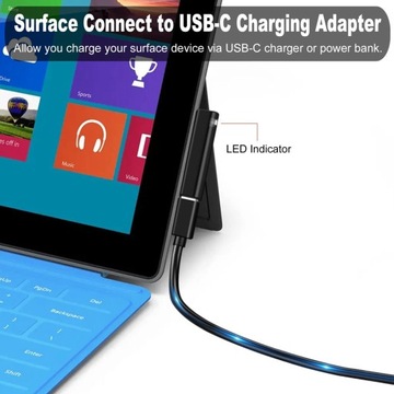 для Surface Connect с магнитным адаптером USB-C, тип
