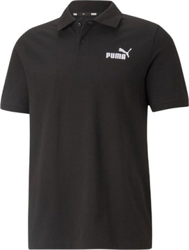 KOSZULKA MĘSKA PUMA ESS PIQUE POLO CZARNA 586674 01 r L