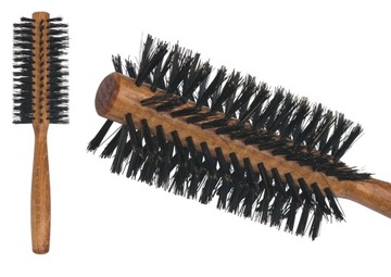 Szczotka okrągła do włosów z naturalnej sierści dzika 15 / 44 mm GORGOL