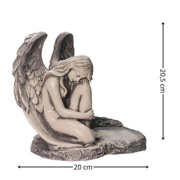 ГИПСОВОЕ УКРАШЕНИЕ ФИГУРКА АНГЕЛА НА МОГИЛУ ДЛЯ МОГИЛЫ