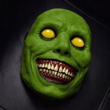 Жуткая МАСКА Улыбающийся Белоглазый Злой C