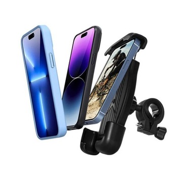 Черный велосипедный держатель для телефона Cron Bikeclip