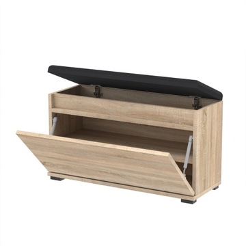 Szafka na buty VB100x30D S1 siedzisko schowek 100cm DĄB SONOMA