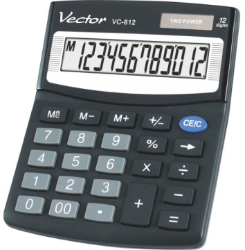 VC812 Векторный 12-значный калькулятор