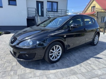 Seat Leon II 2010 Seat Leon Seat Leon 2010 1.4 benzyna 122 KM 185 tys. km czarny sprowad