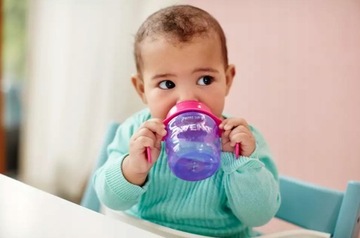 AVENT СЕРЕБРЯНАЯ КРУЖКА-БУТЫЛКА 200 МЛ НОВАЯ СЕРИЯ 6M+