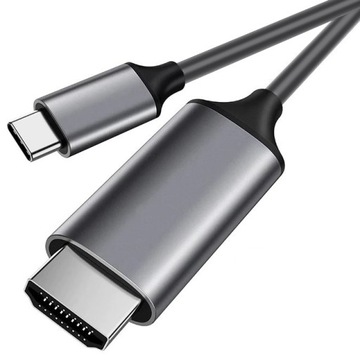 Kabel Adapter USB-C TYP C 3.1 do HDMI MHL 4K 2M