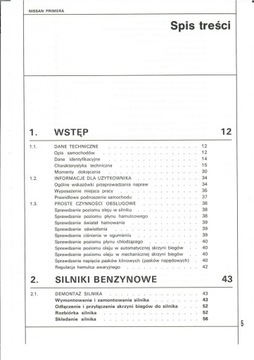 NISSAN PRIMERA P10 1.6 БЕНЗИНОВЫЙ 70 кВт БЕЗ КАТАЛИТИЧЕСКОГО КАРБЮРАТОРА 21 Л 304-05