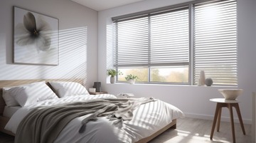 Жалюзи из искусственного дерева Имитация дерева, Жалюзи из алюминия 50 мм, 65х130 см, Белый