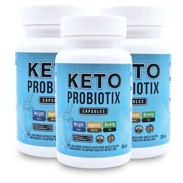 Keto Probiotix Caps - Skuteczne kapsułki na zdrowe odchudzanie 30szt.