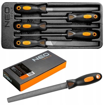 НАБОР НАПИЛОК NEO ДЛЯ МЕТАЛЛА, 5 шт., ВСТАВКА 84-244