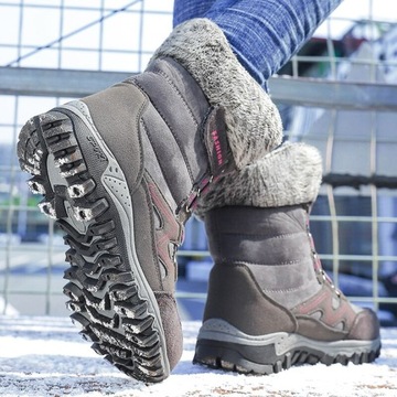 Зимние ботинки Женские теплые утепленные сапоги