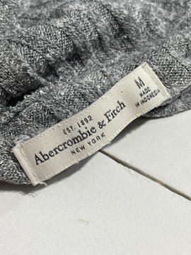 56 Szary bluza kaptur nowoczesny oversize klasyczny M Abercrombie & Fitch