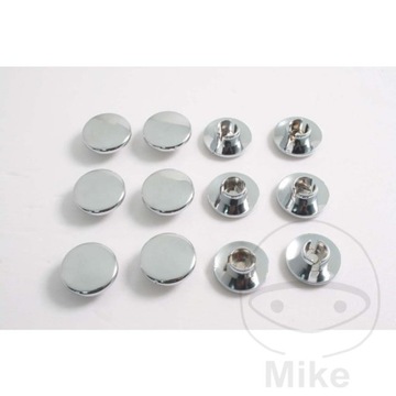 Zaślepka Maskownica śruby 12 sztuk Chrom M10