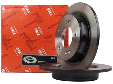 TRW TARCZE HAMULCOWE TYŁ HYUNDAI i30 (GD)