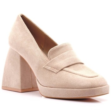 VINCEZA BUTY DAMSKIE PÓŁBUTY NA SŁUPKU 37