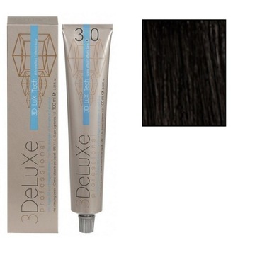 3DeLuXe 3D LUX FARBA DO WŁOSÓW Z OLEJKIEM ARGANOWYM PROFESSIONAL 100ml 3.0