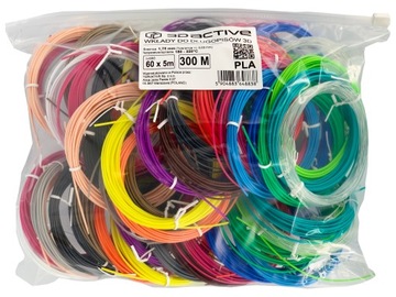 DŁUGOPIS 3D PEN DLA DZIECI DRUKARKA GIGA ZESTAW + WKŁADY 300M 60 X 5m