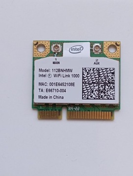Karta mini PCI-E WLAN WiFi Intel 112BNHMW Asus