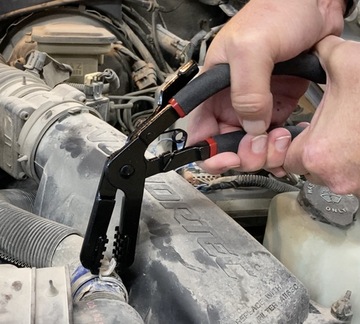 SZCZYPCE DO OPASEK ZACISKOWYCH NA PODWÓJNYM PRZEGUBIE DŁUGIE 430MM NEILSEN