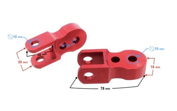 УДЛИНИТЕЛЬ АМОРТИЗАТОРА КРАСНЫЙ - FI10