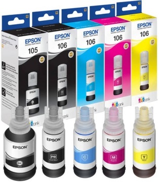 Чернила EPSON EcoTank 105 черные, 140 мл C13T00Q140