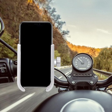 Motocyklowy uchwyt na telefon komórkowy Aluminiowy uchwyt nawigacyjny do mo