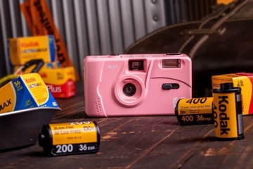 Многоразовый фотоаппарат Kodak 35 мм, розовый