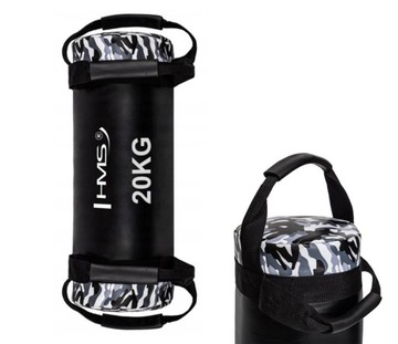 Worek bułgarski treningowy do ćwiczeń siłowych skóra Power Bag 20 kg WDC20
