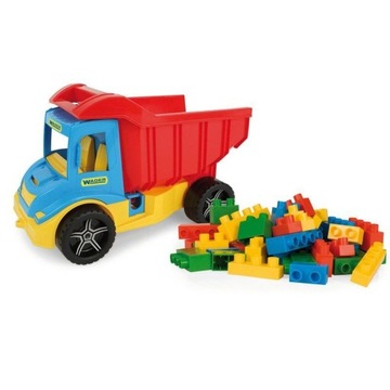 Multi Truck auto wywrotka z klockami Wader 32330