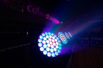 ZESTAW 2x GŁOWA COLORSTAGE HD WASH LED 37x15W RGBW